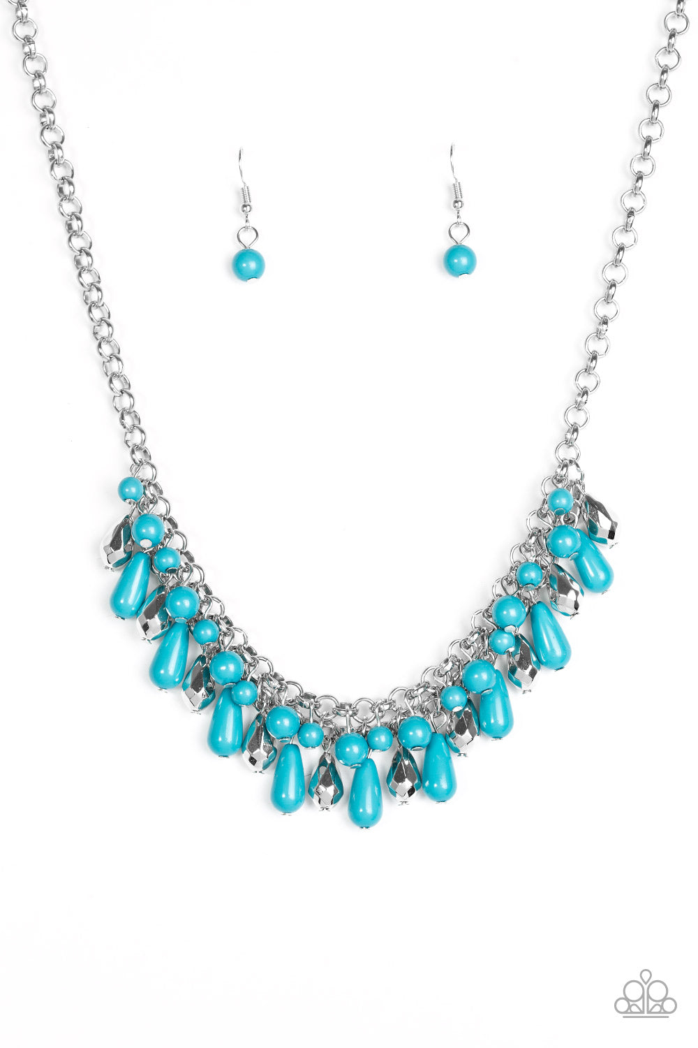 Coastal Cabanas - Blue Necklace