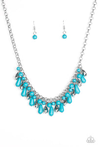 Coastal Cabanas - Blue Necklace