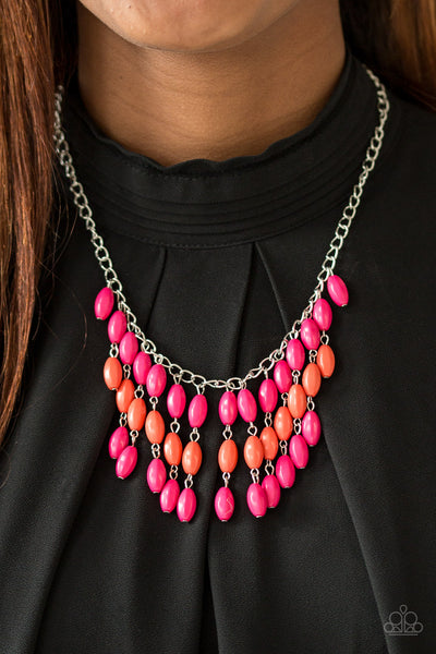 Delhi Diva - Pink Necklace