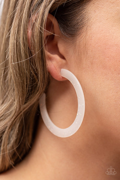 HAUTE Tamale - White Earrings