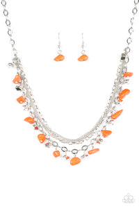 Canyon Escape - Orange Earrings