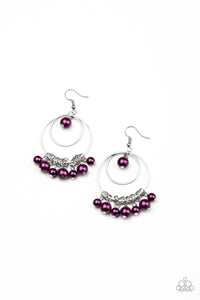 New York Attraction - Purple Earrings