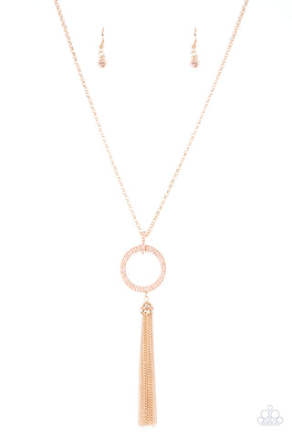 Straight To The Top - Gold Necklace