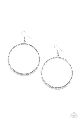 So Sleek - Silver Earrings