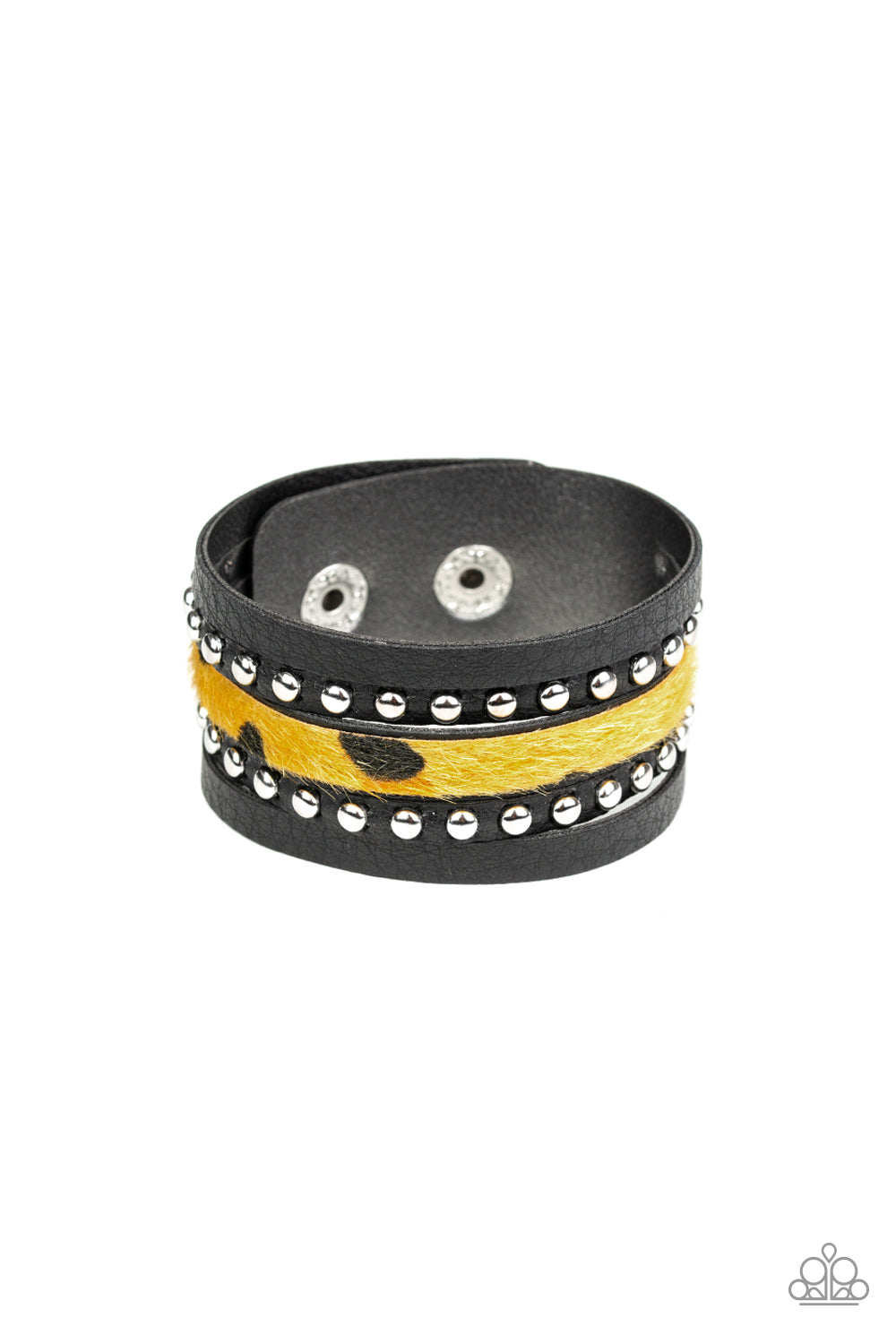 Born To Be WILDCAT - Yellow Wrap Urban Bracelet
