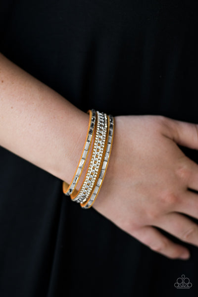 Girl Hustle - Yellow Wrap Urban Bracelet