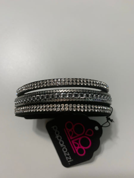 Unstoppable - Black Wrap Urban Bracelet